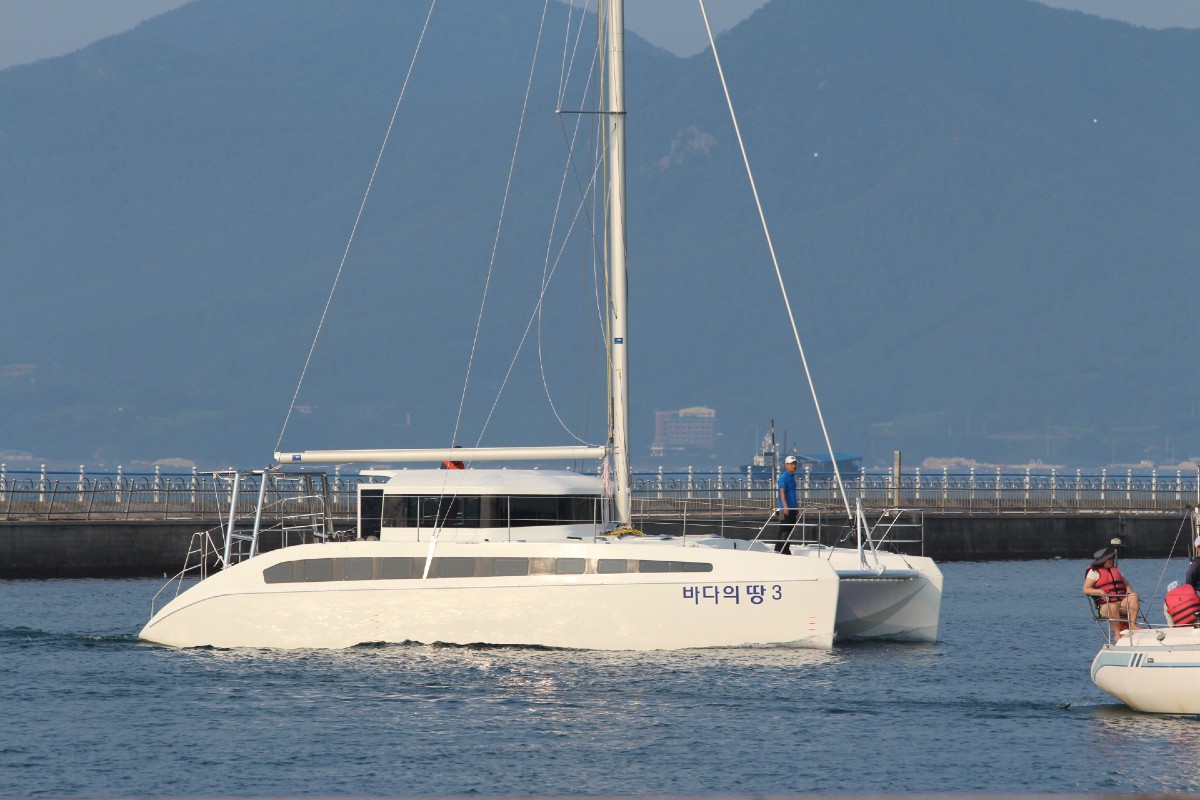 40FT FRP Catmaran Yacht 이미지2